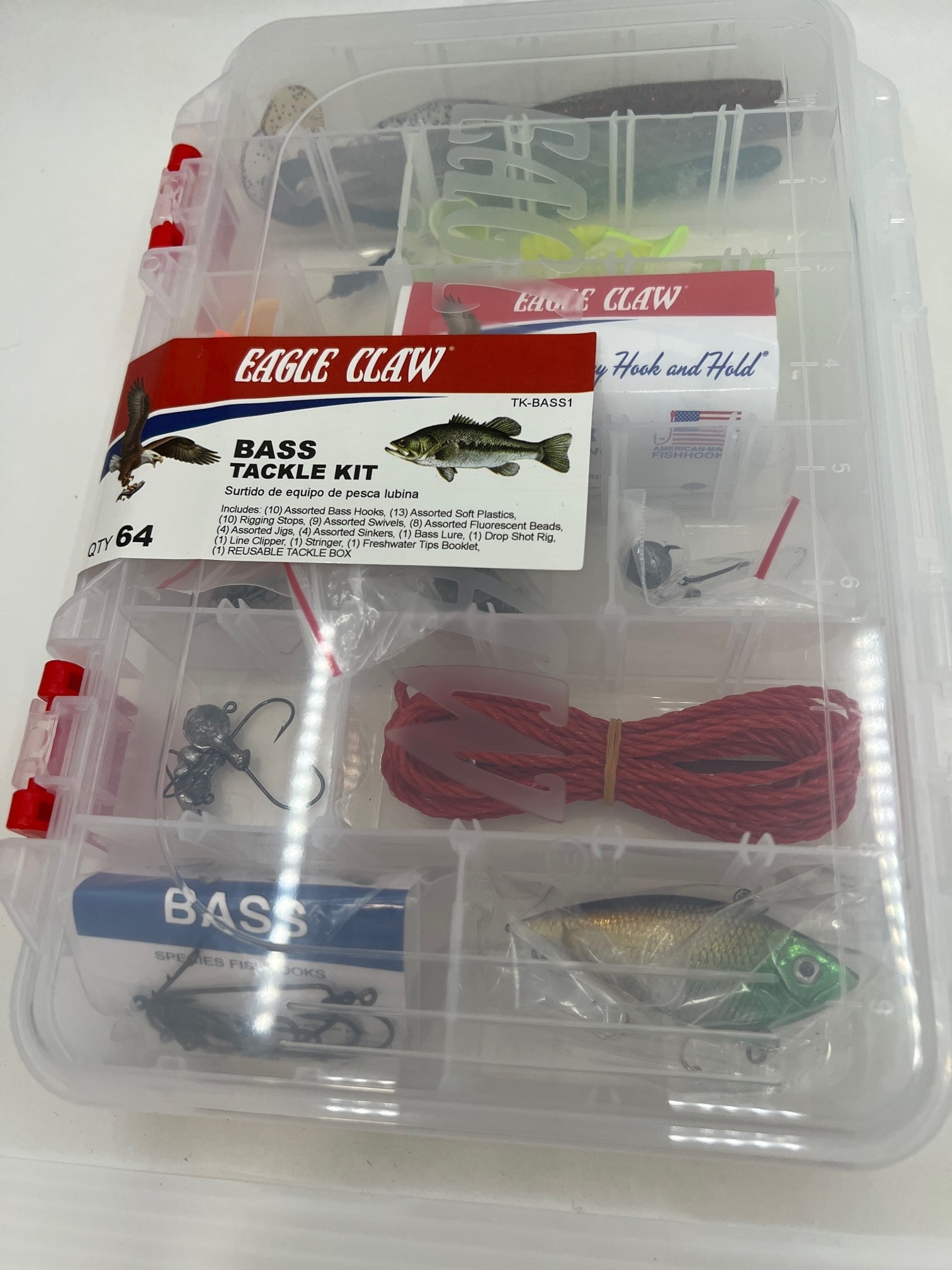 eagle claw tackle box Eagle Claw Bass Tackle Kit – Fisherman Depot