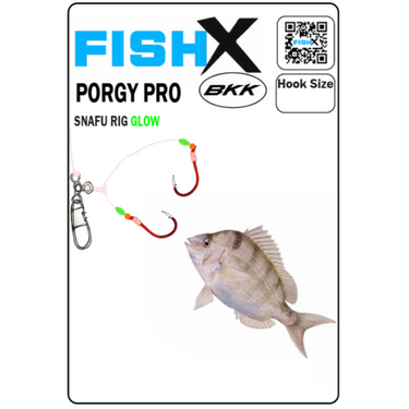 FishX Porgy Pro Snafu Glow Rig