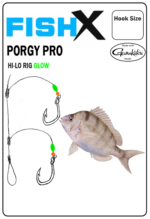FishX Porgy Pro Hi-Lo Glow Beads Rig – Fisherman Depot