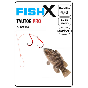 FishX Tog Pro - Blackfish / Tog Slider Rig - - BKK Hooks