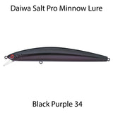 Daiwa Salt Pro Minnow - Black Purple 34