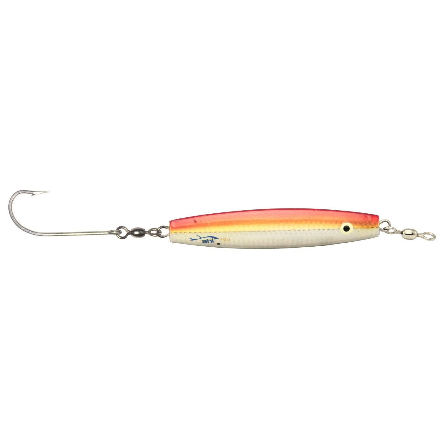 Ahi Assault Diamond Jig Single Hook, 8 oz, Baby Red Ahi Assault Diamond Jig Single Hook, 8 oz, Baby Red