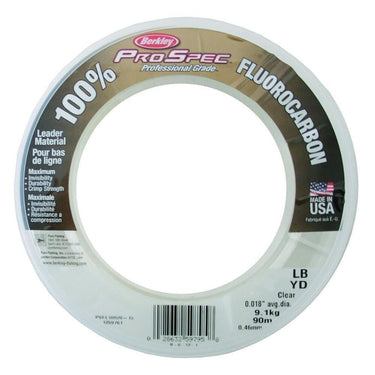 Berkley Pro Spec 100% Fluorocarbon Leader 75YD Wrist Spools
