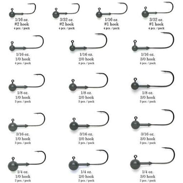 Keitech Super Round Jig Heads