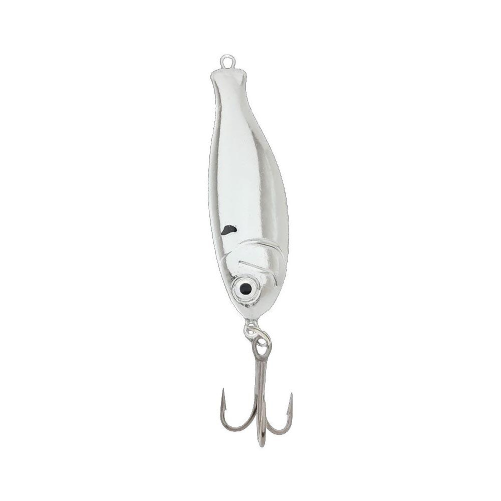 thumbnail image 2 of Thundermist Lure Stingnose Jigging Spoon - 1/16 Oz Chrome For Panfish & Gamefish 2 of 12