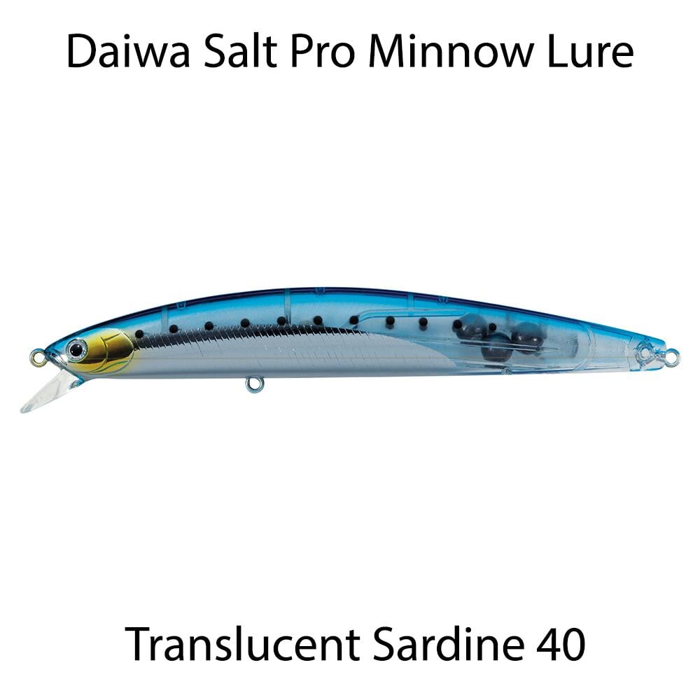 Daiwa Salt Pro Minnow - Translucent Sardine 40