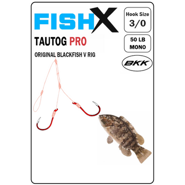FishX - Original  Blackfish / Tog V Rig - - BKK Hooks