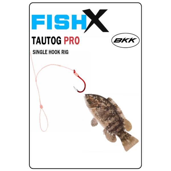 FishX Tog Pro - Blackfish / Tog Single Hook Rig - - BKK Hooks