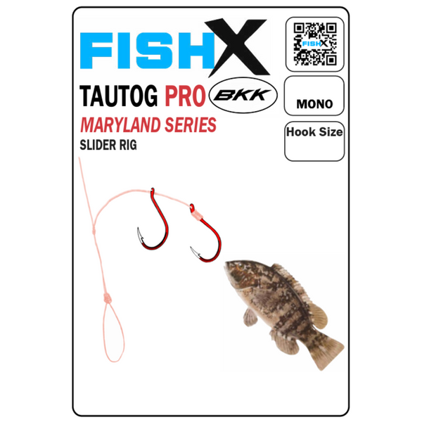 FishX Tog Pro - Blackfish / Tog Slider Rig -Maryland Series - - BKK Hooks