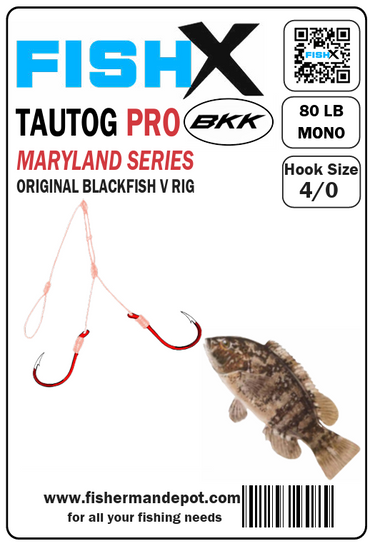 FishX - Original  Blackfish / Tog V Rig - Maryland Series - - BKK Hooks