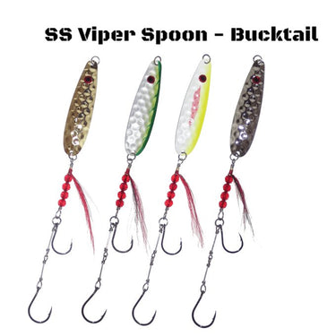 Thundermist Lures SS Viper Spoon - Bucktail