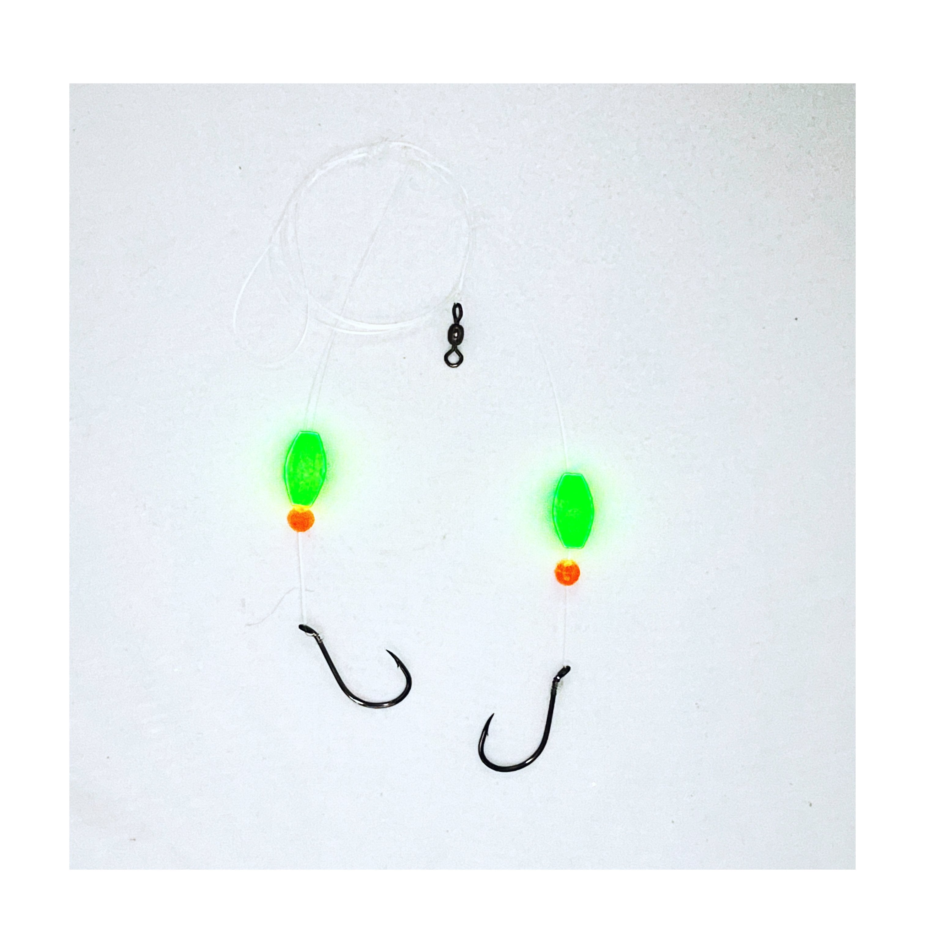 Scup Rigs FishX Porgy Pro Hi-Lo Glow Beads Rig β Fisherman Depot