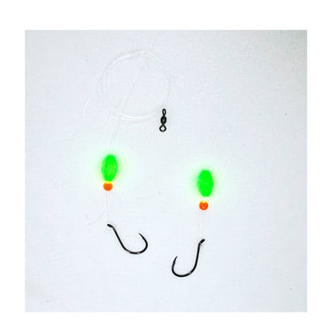 FishX Porgy Pro Hi-Lo Glow Beads Rig