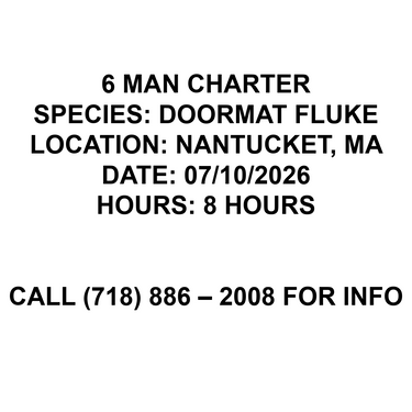 Fluke Fishing Trip 07/10/2026