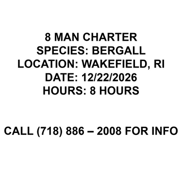 Bergall Fishing Trip 12/22/2026