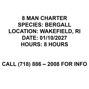 Bergall Fishing Trip 01/10/2027