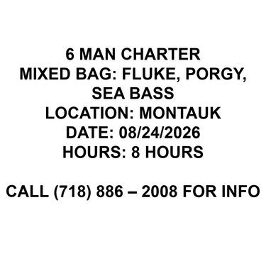 Mixed Bag Fishing Trip 08/24/2026