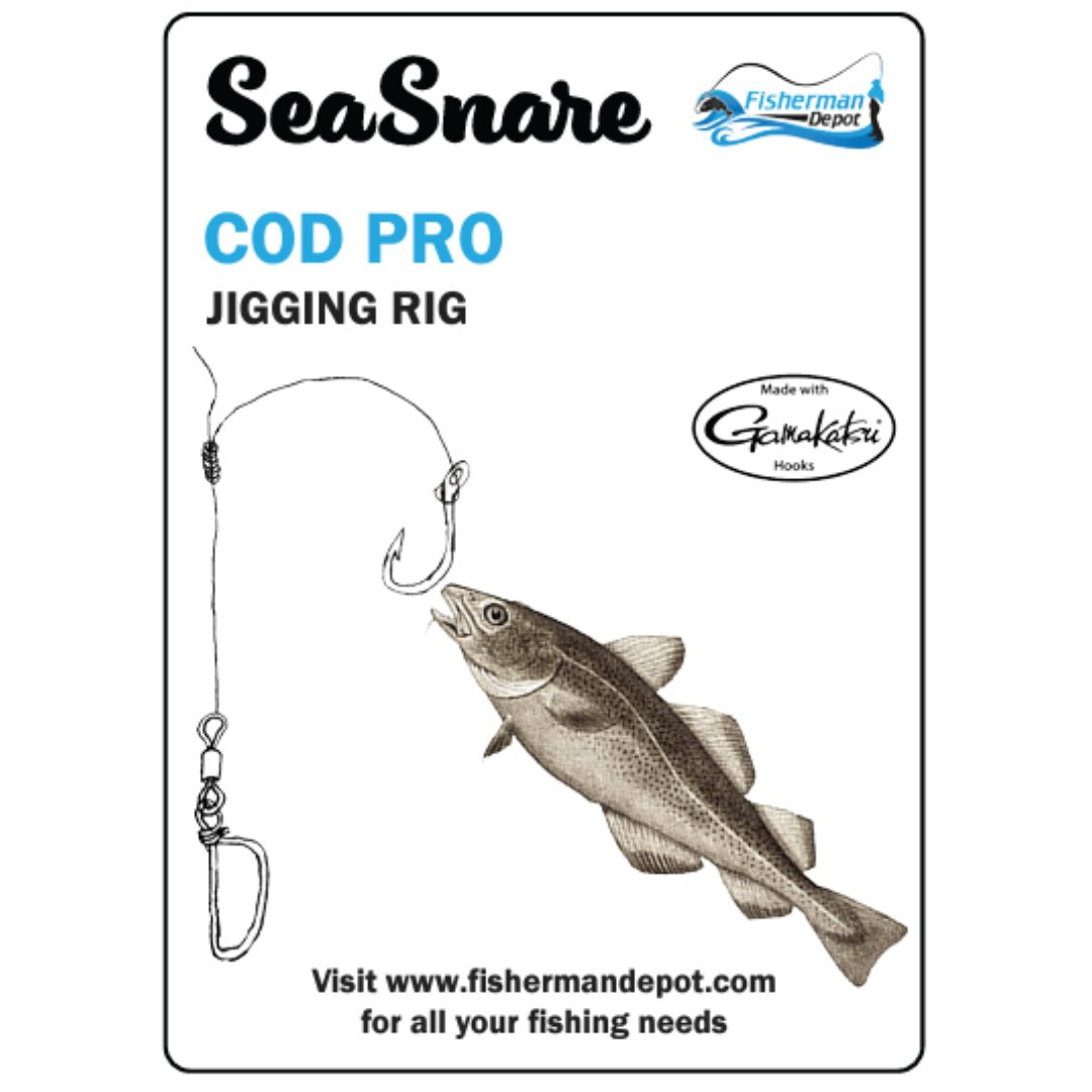 Cod Jigging Sign SeaSnare Cod Pro Jigging Rig – Fisherman Depot