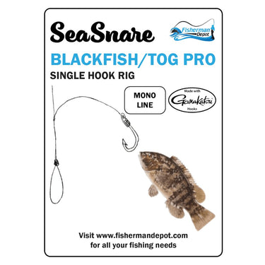 SeaSnare Tog Pro - Blackfish / Tog Single Hook Rig pack