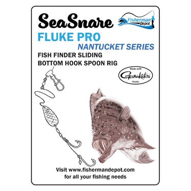 SeaSnare - Fluke Pro - Original Fish Finder Sliding Bottom Hook Spoon Rig Nantucket Series