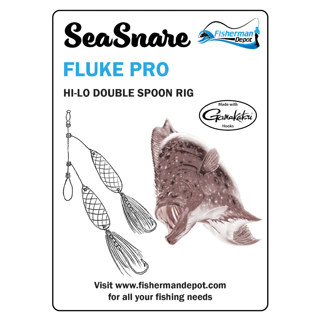 SeaSnare - Fluke Pro - Original Hi-Lo Double Spoon Teaser Rig