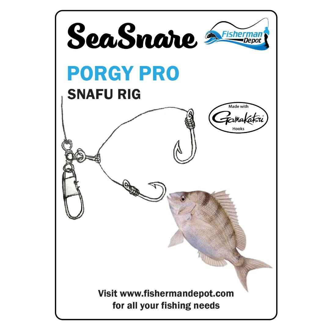 SeaSnare - Porgy Pro Snafu Rig Pack β Fisherman Depot