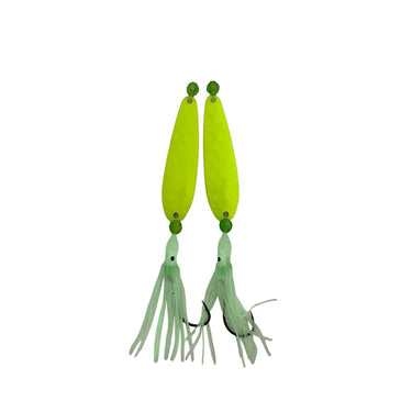 SeaSnare Sea bass Pro - Squid Skirt Hi-Lo Double Spoon Rig