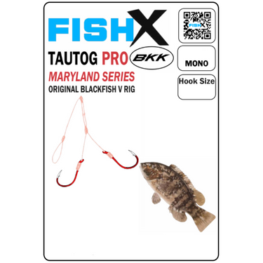 FishX - Original  Blackfish / Tog V Rig - Maryland Series - - BKK Hooks
