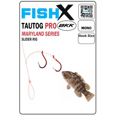 FishX Tog Pro - Blackfish / Tog Slider Rig -Maryland Series - - BKK Hooks