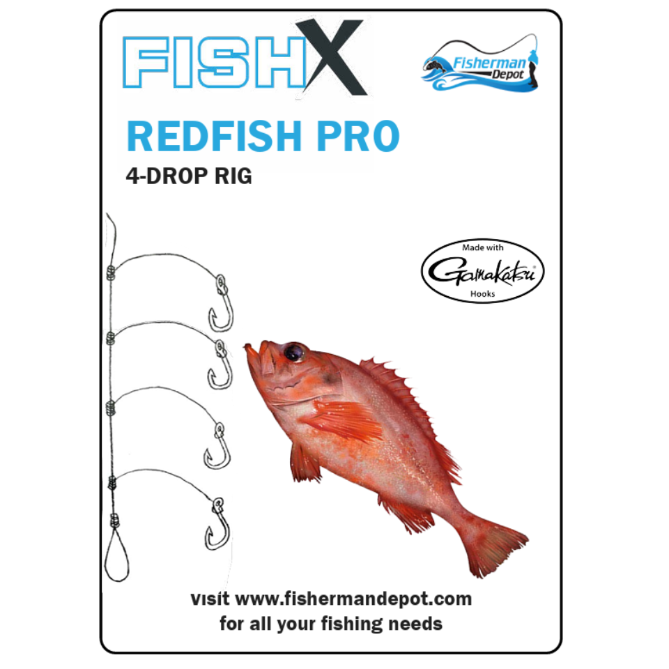 FishX - Redfish Pro - Drop Bottom Rig – Fisherman Depot
