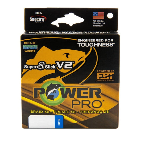 Power Pro Super Slick V2 Blue 50 lb 300 Yards