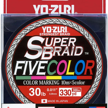 Yo-Zuri Super Braid Five Color Braid