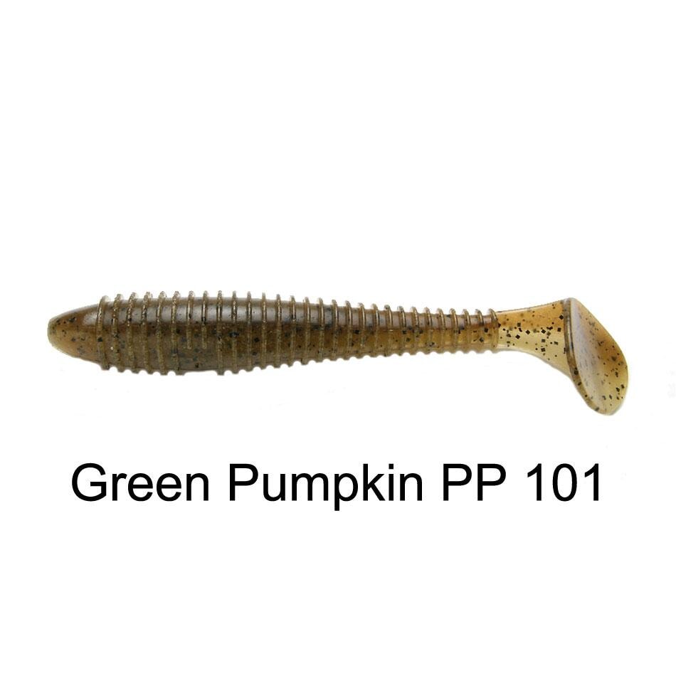 Keitech FAT Swing Impact - Green Pumpkin PP 101
