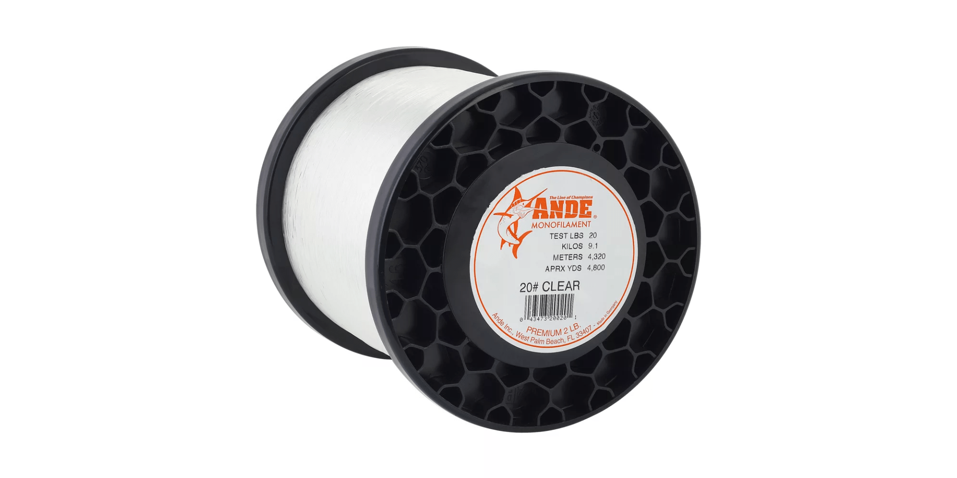 1640FT 20lb Nylon Fishing Line 8.0# Monofilament String Wire Fluorocarbon  Clear