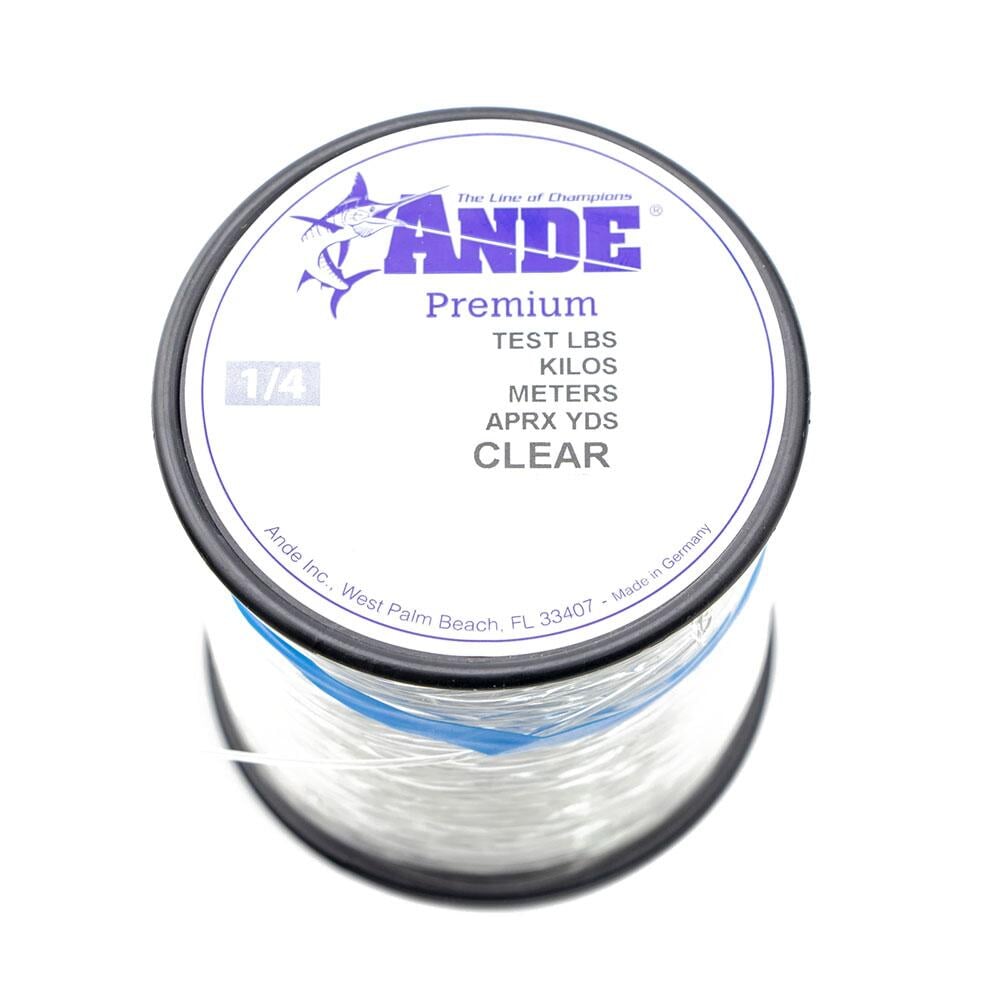 Ande Premium Monofilament Line 1/4 LB Spool