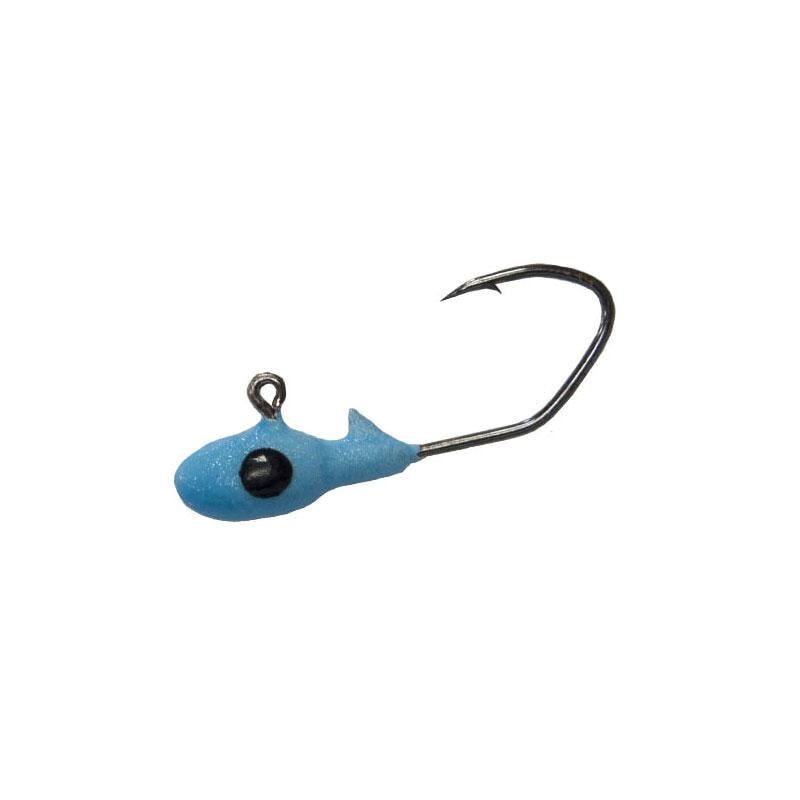 Crappie Pro Overbite Sickle Mo' Glo Jig Heads