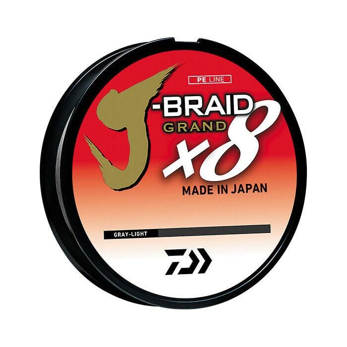 Daiwa J-Braid x8 Grand Braided Line - Gray Light