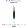 Deadly Dick Long Casting Jigging Lures - Green