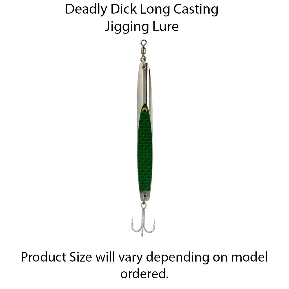 Deadly Dick Long Jigging Lure, Green
