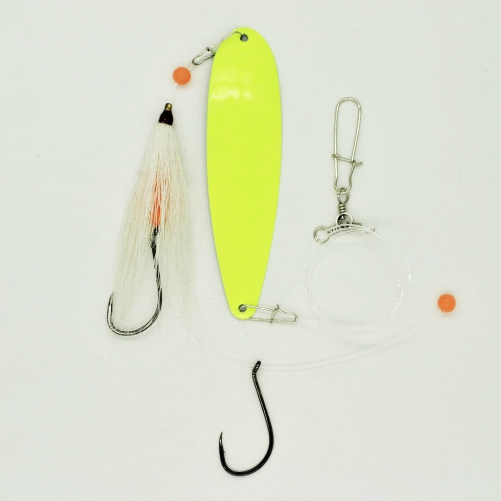 SeaSnare Fluke Pro Original 3-Way Swivel Sliding Bottom Hook Spoon Rig ...