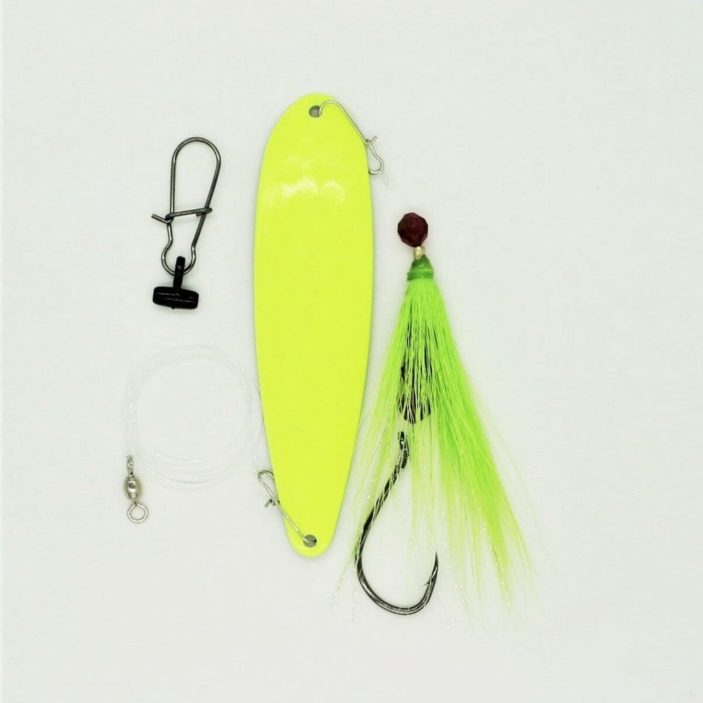 SeaSnare - Fluke Pro - Original Fish Finder Single Hook Spoon Rig