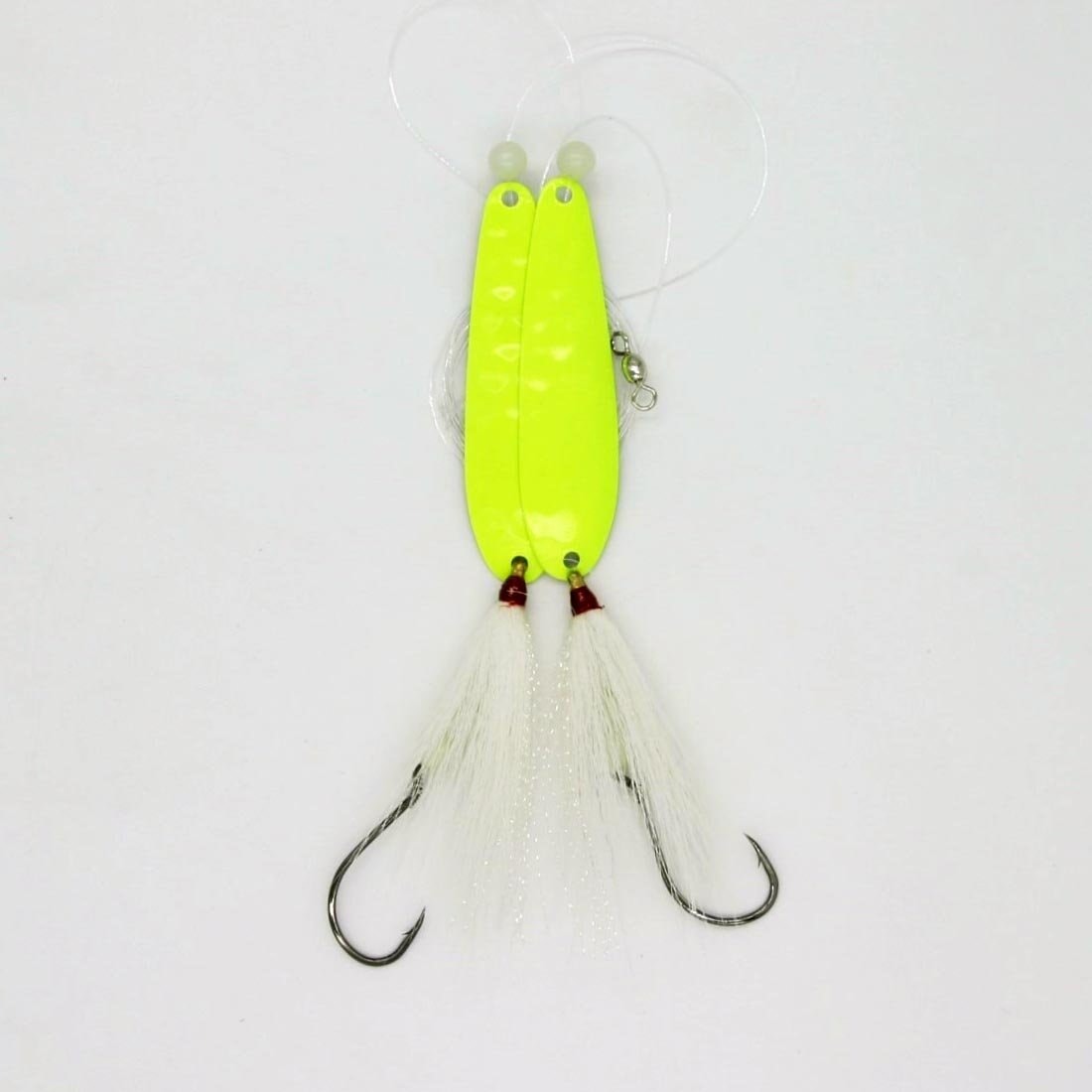 cricket double spoon fishing lure Luhr-Jensen Krocodile w/ Treble Hook Double UV Orange Crush Salmon