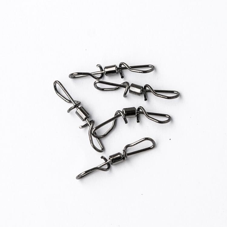 160PCS fishing swivels & snaps kit Fast Fishing Snap Clips Quick Change  Speed Clips Rolling Swivels fishing gear and equipment