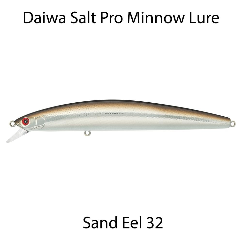 Daiwa Salt Pro Minnow DSPM13S37 Translucent Lime Sinking Lure, Sinking Lures  -  Canada