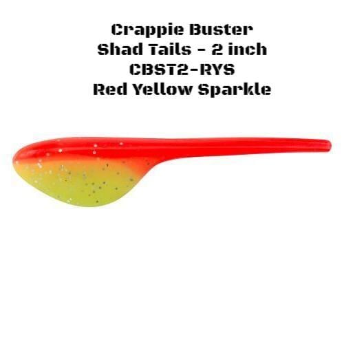 Johnson Crappie Buster Shad Tails - 2 Inch