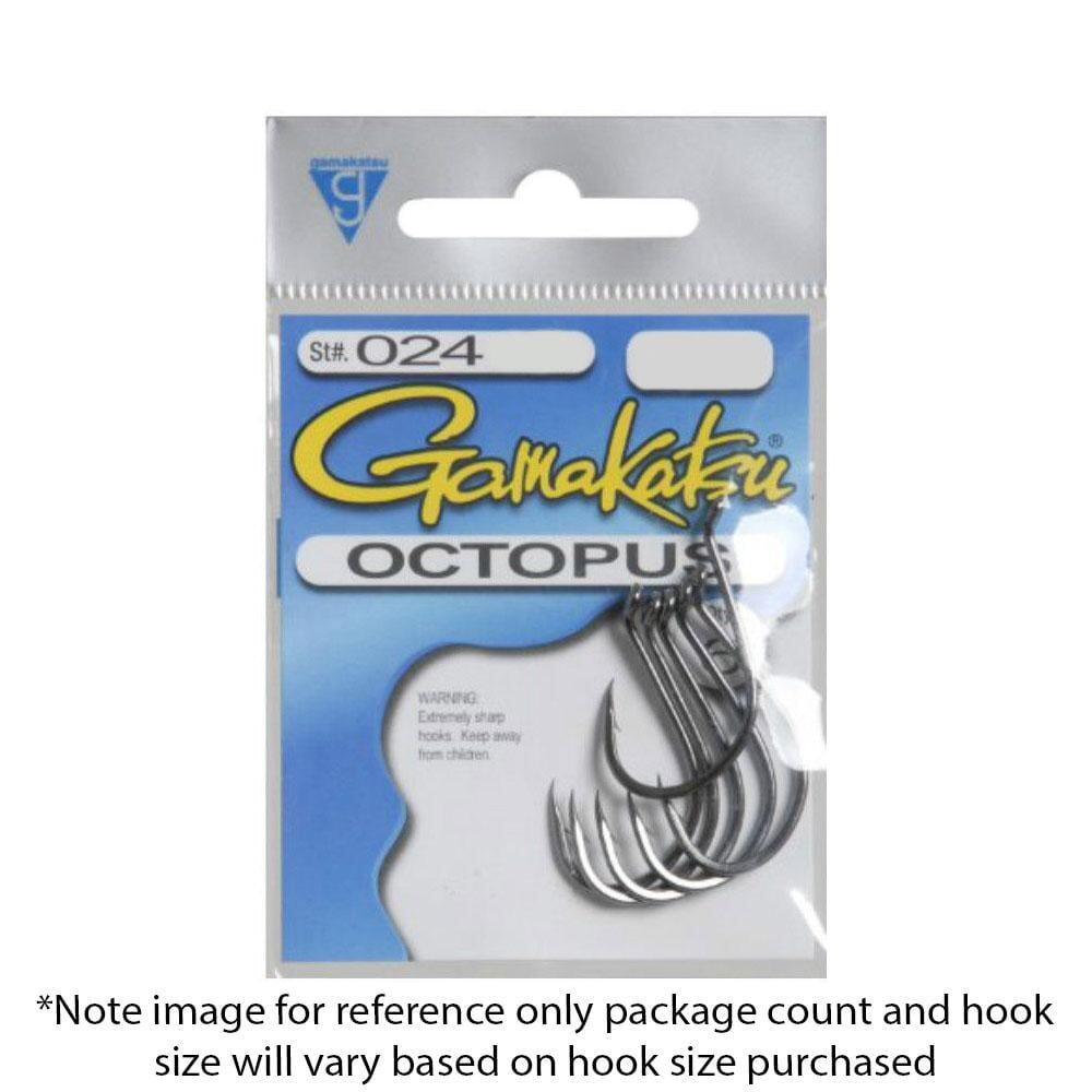 Gamakatsu NS Black Octopus Hooks - Loose Pack