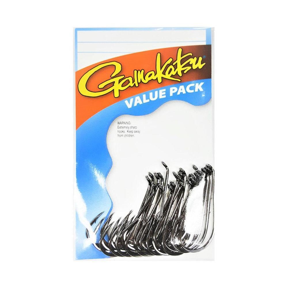 gamakatsu live bait hook value pack - size 1/0