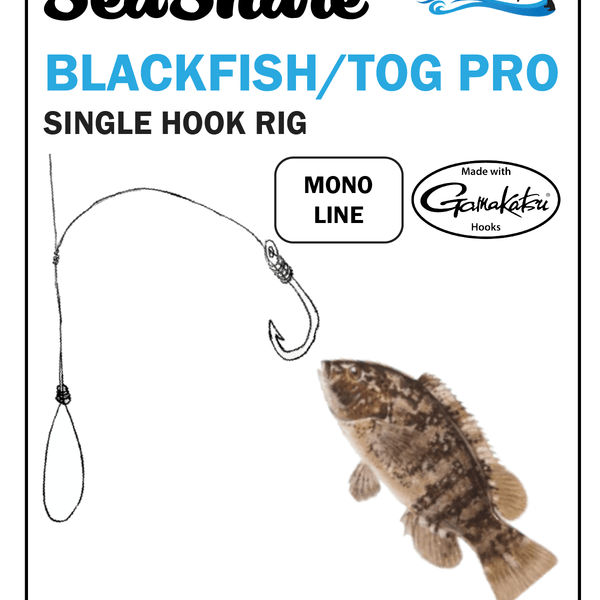 Blackfish) Tautog SLIDER Fishing Double Hook Mooching Rig