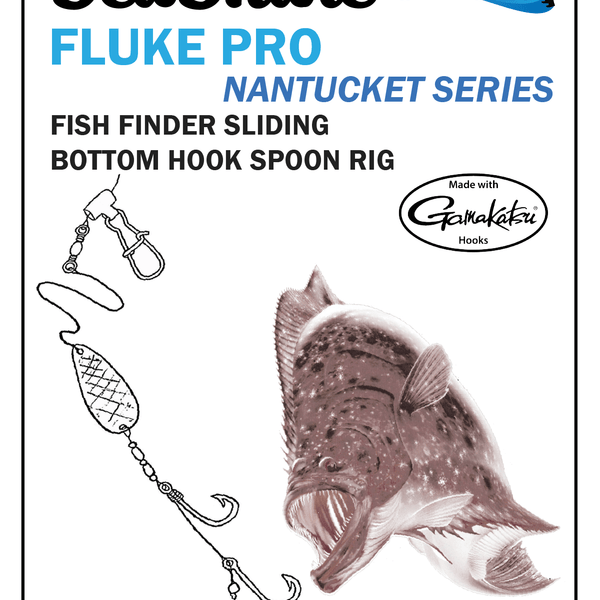 SeaSnare Fluke Pro - Original Fish Finder Sliding Bottom Hook Spoon Ri