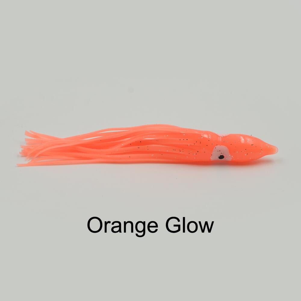 Run Off Super Glow Squid Skirt Orange Glow Color